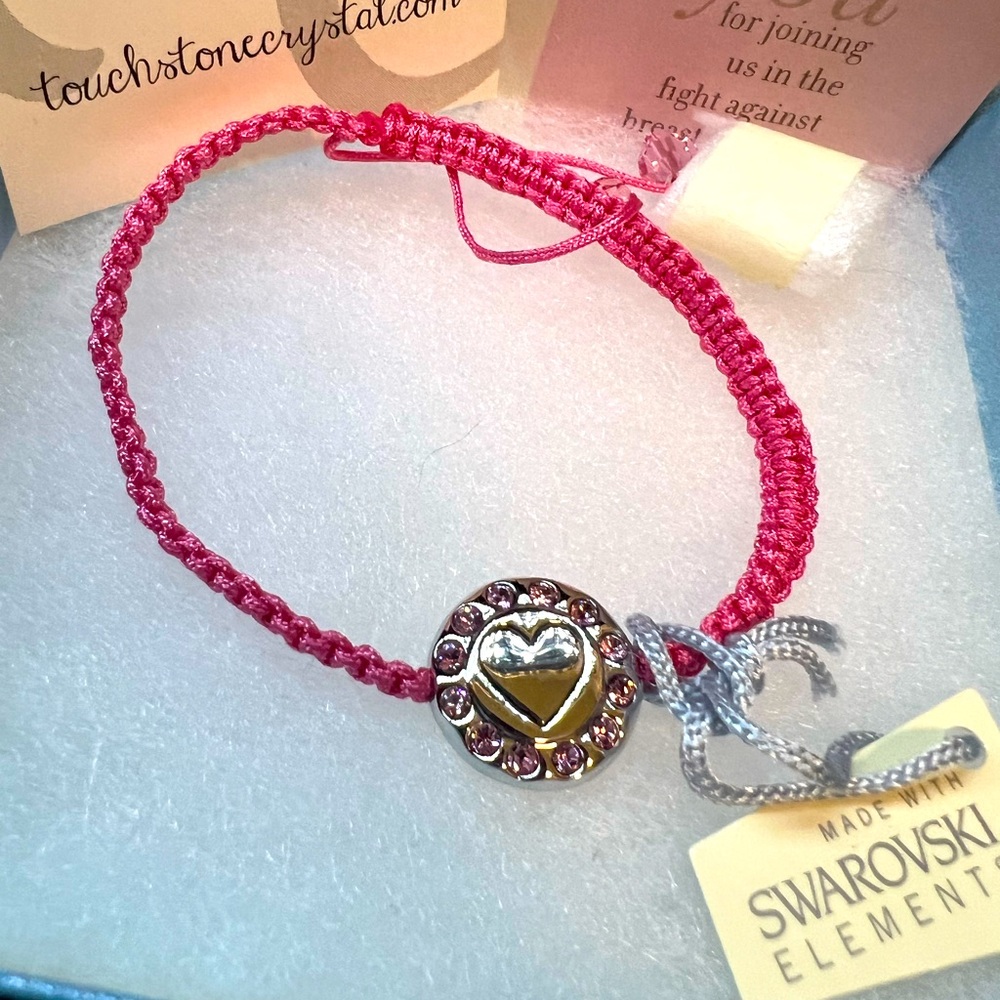 🩷🎀Touchstone Crystal pink bracelet🎀🩷